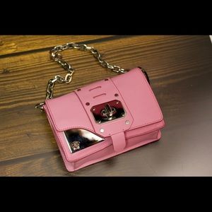 Pink Versace Stardust Mini Shoulder Bag - New